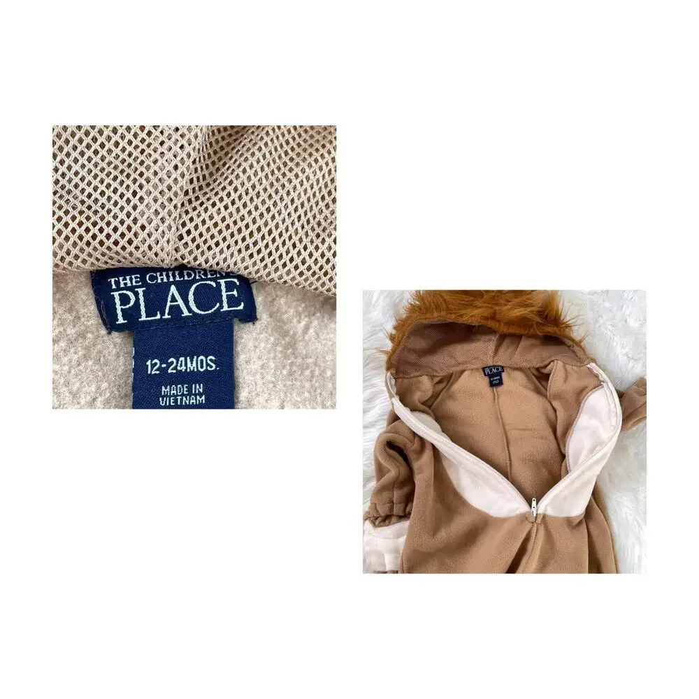 Toddler Lion Costume with Mane 12-24 M Halloween Suit Children's Place READ
